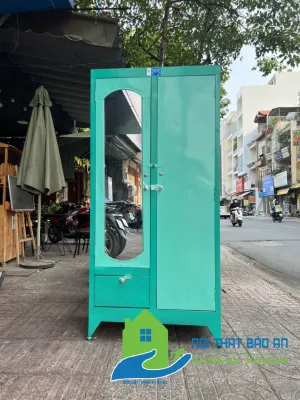 [HCM] Tủ sắt quần áo cao 1m6 ngang 90cm nhiều màu
