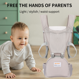 BAONEO Breathable Baby Carrier with Hip Seat