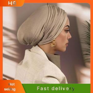 HB Premium Modal Jersey Instant Hijab Muslim Underscarf Caps Cotton Stretch Turban Cap Islamic Underscarf Bonnet Headscarf Headband