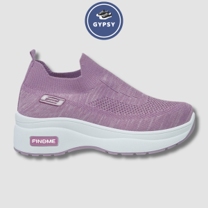 Gypsy - High Sport Sepatu Sneakers Runner Wanita Slip On Import Hitam Sneaker Grey Snakers Korea Seoatu Snekers Cewek Snikers Snackers Kasual Flatshoes XG2117