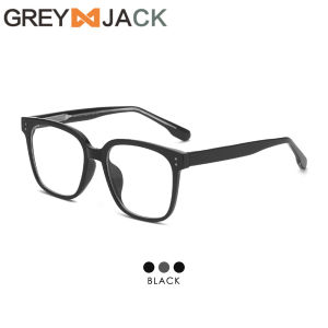 Grey Jack Kacamata Antiradiasi Blueray TR+Acetate Model Square Ringan Stylish Bisa Lensa Minus 9119