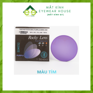Tròng mắt kính cận loạn Đổi màu + lọc ánh sáng xanh Smart Rocky Canada (7 màu) - Chiết suất 1.56