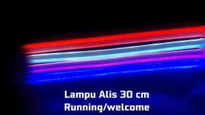 LAMPU ALIS 30 CM RUNNING/WELCOME 2 WARNA ISI 2PCS