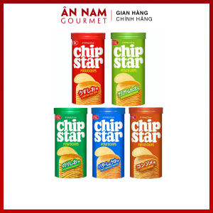 Bánh snack khoai tây lát YBC chipstar hộp 50gr nhiều vị