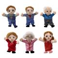 Finger Puppets Family Members Soft Hand Puppet For Boys Funny Cartoon ...
