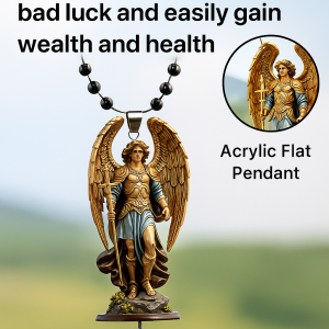 Angel Knight Guardian Pendant Vintage Guardian Angel Wings Pendant Necklace Fashion Punk Hip Hop Accessories Romantic Gift