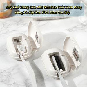 Máy Khử Trùng Làm Khô Đầu Bàn Chải Đánh Răng Bằng Tia UVC Mini Cao Cấp - WorldMart