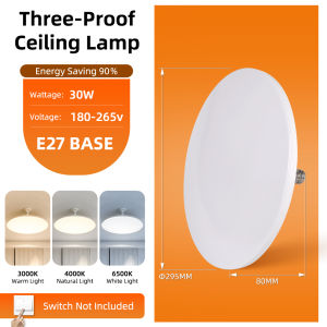 LED UFO Flying Saucer E27 Ceiling Light 3 Color 30W 40W Energy Saver led bulb For Living Room Bedroom Flat Low High Bay Indoor/Outdoor Universal 220V
