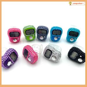 yangyuhua Electronic Finger Counter Ring Finger Click Portable Resettable Digital Display Counter Golf Count Braided Prayer Accessories