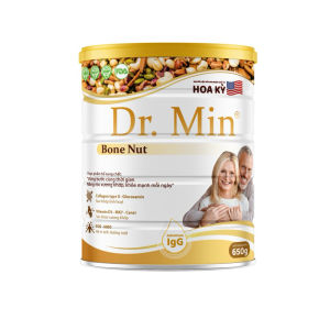 [Hoàn Tiền 10%] [Chính hãng]Sữa hạt xương khớp Dr.Min lon 650gram date mới