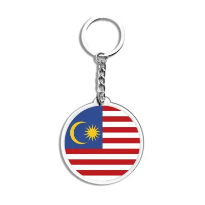 2026 Nation World Football Cup Keyring Metal Acrylic Keychain England Soccer Tean Club Flag Key Chain Fan Souvenir 足球钥匙扣