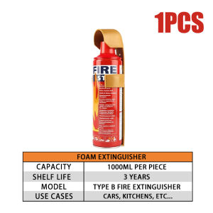 Fire Stop Mini Fire Extinguisher 1000/500ML Car Fire Extinguisher Mini Portable Head Hunters 1000ML Portable Emergency Car Fire Stop Fire Extinguisher Mini Fire Extinguisher Car Fire Extinguisher
