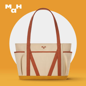 MAH Túi tote du lịch trẻ nữ mới mùa thu và mùa đông vải bạt cao cấp sức chứa lớn Túi đeo vai cho người đi làm xa nách di động