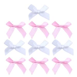 10PCS Bowknot Heart Packaging Material Card Cover DIY Decoration Soft Cloth Material Bowknot Accessories