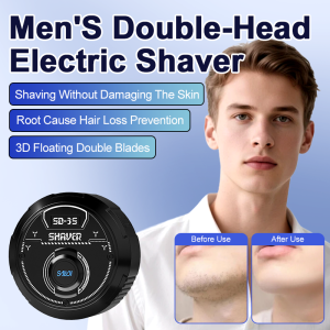 Mens razor Electric shaver Double-head razor Washable full body New beard razor