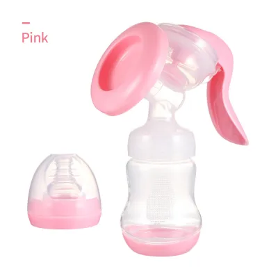 Kissdora Manual Breast Pump For Breast Feeding BPA Free 180 ml Free Pacifier