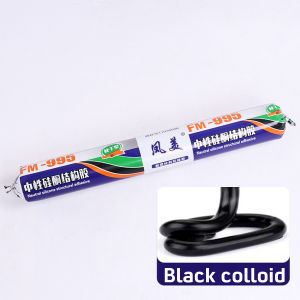 995 lem silikon netral/lem pintu dan jendela/lem dempul/lem struktural teknik/sealant hitam 590 ml
