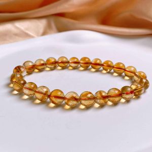 [现货] 8mm 黄水晶手串｜招财聚福 × 财富能量 × 自信魅力｜8mm Citrine Bracelet｜Wealth • Fortune • Confidence