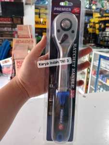 HL 1/2"Inch Ratchet Handle Gagang Karet Ratchet Handle HL Premier 1/2" tekiro