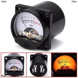 [COD] dfgje 6-12V panel VU meter bulb warm back light recording audio level amp meter