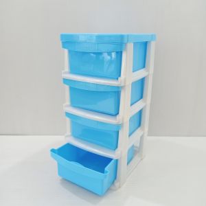 กล่องเก็บของ กล่องเก็บเครื่องประดับ ลิ้นชัก ลิ้นชักพลาสติก 4 ชั้น  ขนาด ส30 *ก16ล23 cm ทำจากพลาสติก หนา แข็งแรง ทนทาน พร้อมส่งจากไทย