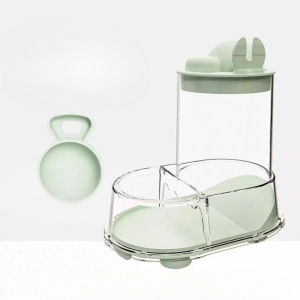 MYANDPET Automatic Pet Feeder Bowl Large Capacity Transparent Self Dispensing Dry Food Container Anti Spill For Hamster Guinea Pig Cage