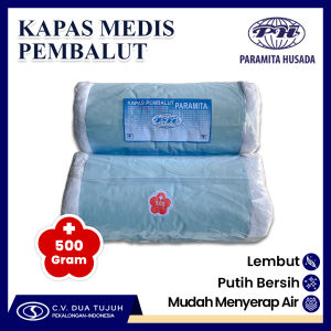 KAPAS MEDIS PEMBALUT 500 GRAM PARAMITA HUSADA