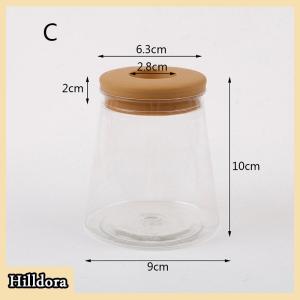 [Hilldora] Transparent Flower Pot Hydroponic Automatic Water Absorption Plastic Flower Pot