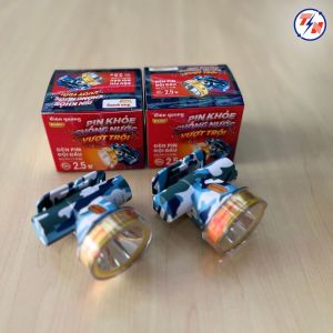 Đèn pin đội đầu DQ PFL17 R (Pin Lithium 2.5W màu thủy quân ánh sáng trắng)