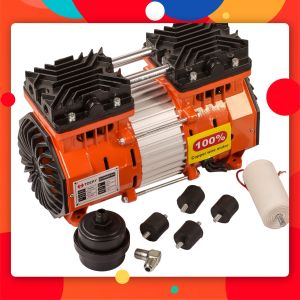 Đầu máy nén khí 600Wmotor Đồng tốc độ 1450v/phút Công suất thực không dầu hiệu TOCKY TK600HD