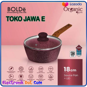NEW PANCI BOLDE ORGANIC ROSE SAUCE PAN 18 CM + LID