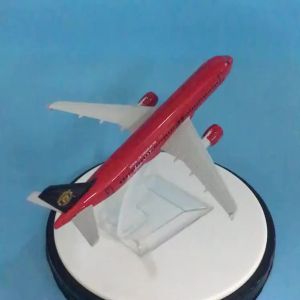JASON TUTU 16cm AirAsia Airbus A320 Plane Model Airplane Model Boeing 737 Aircraft Model 1:400 Diecast Metal Airplanes Plane Toy