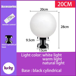 Lampu Taman solar Sensor Tenaga Surya Lampu pos baterai surya Remote Sensor Light LED Anti Air IP67