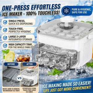 Large Capacity Ice Cube Maker Quick Easy Ice No Mess Kitchen Appliance Ice Cube Tray