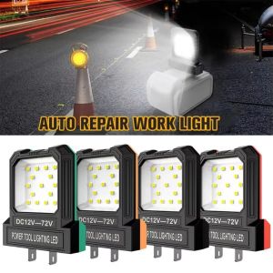CHUAN Universal LED Work Light Adjustable Power Tool Parts Outdoor Searchlight High Quality Durable Lithium Battery Lamp 12-85V Li-ion Battery