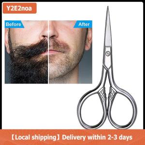 【Local shipping】 1Pcs Stainless Steel Small Makeup Grooming Scissors Eyebrows For Manicure Nail Cuticle Beard And Mustache Trimmer Nose Hair Tool