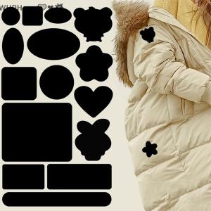 WP💓💛💖 Universal Black Self-Adhesive Fabric Repair Patch (2-Piece) – No-Cut Instant Fix For Down Jackets & Coats