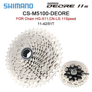 Shimano Deore 11S CS-M5100 Cassette MTB 11V K7 Mountain Bike Sprocket 11-42T 51T Freewheel 11 Speed Cog Bike Parts