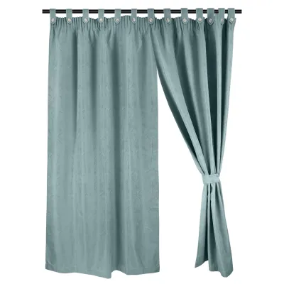 Eurotex Blackout Curtain Block 100% Sunlight 3 Ways Hanging Options (1 Piece) JS2110
