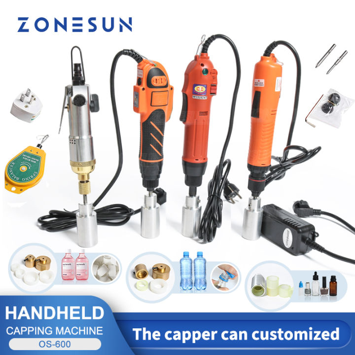 ZONESUN Optional Mix Up Capping Machine Portable Automatic Electric ...