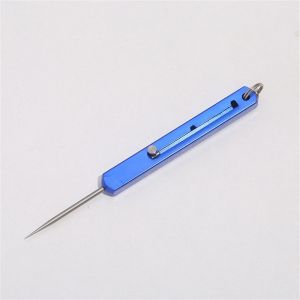 CYI47 Telescopic Titanium Toothpicks Push-pull Tooth Cleaning Metal Toothpick Convenient Titanium Alloy Fruit Toothpick Outdoor Picnic