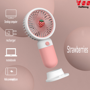 Y·S·S YaSheng Hand-held Fan Portable Mini Fan USB Rechargeable Handy Pocket Size Personal Cooling Fan