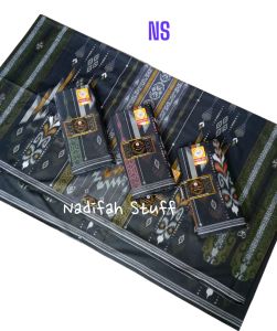 Nadifah Staff Sarung Al Anbiyaa Black Series Motif Bhs Ardan Terbaru Sarung Pria Dewasa Termurah