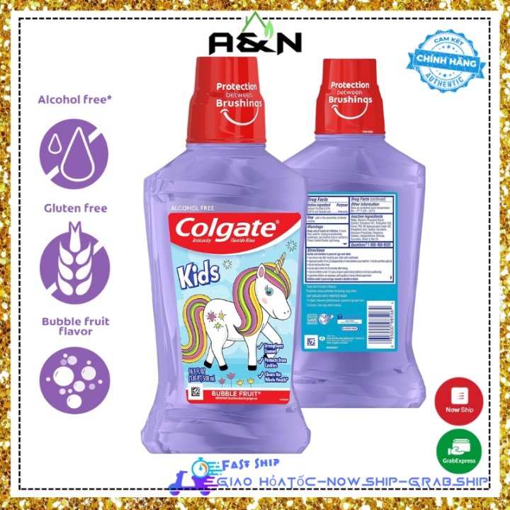 Nước súc miệng Colgate Kids chống sâu răng - 500ml | Lazada.vn