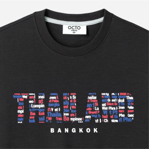 เสื้อยืด octoTOKYO ลาย ThaiThai | คอกลม แขนสั้น ผ้า Cotton 100% ใส่สบาย
