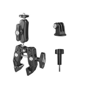 Telesin Crab Claw Handlebar Mount Clamp with Magic Arm SC-001