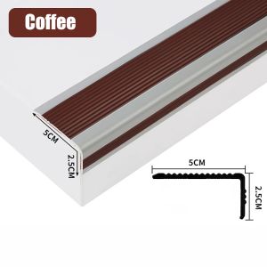 WAPKTY Tự dính Băng chống trượt cầu thang Chống thấm nước PVC Dải bảo vệ chống trượt Hình chữ L Viền chống trượt Văn phòng tại nhà