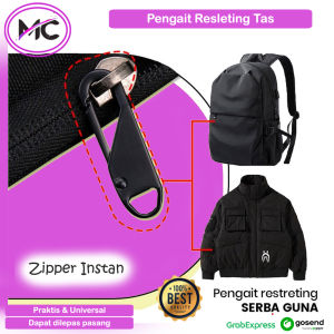 Pengait Resleting Serbaguna Tas Jaket Mini Instan Penarikan Tarikan Pengganti Putus Kaitan Universal