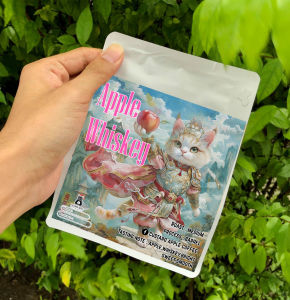 เมล็ดกาแฟคั่ว Apple whiskey barrel process