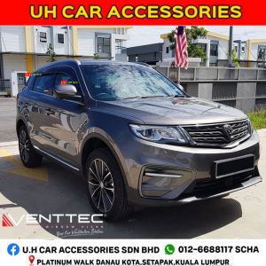 PROTON X70 18Y-ABOVE (4"=100MM) VENTTEC DOOR VISOR / WINDOW VENT VISOR DEFLECTORS